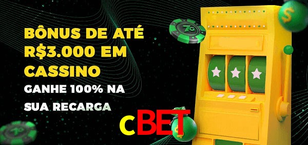 cbet melhor bônus de depósito